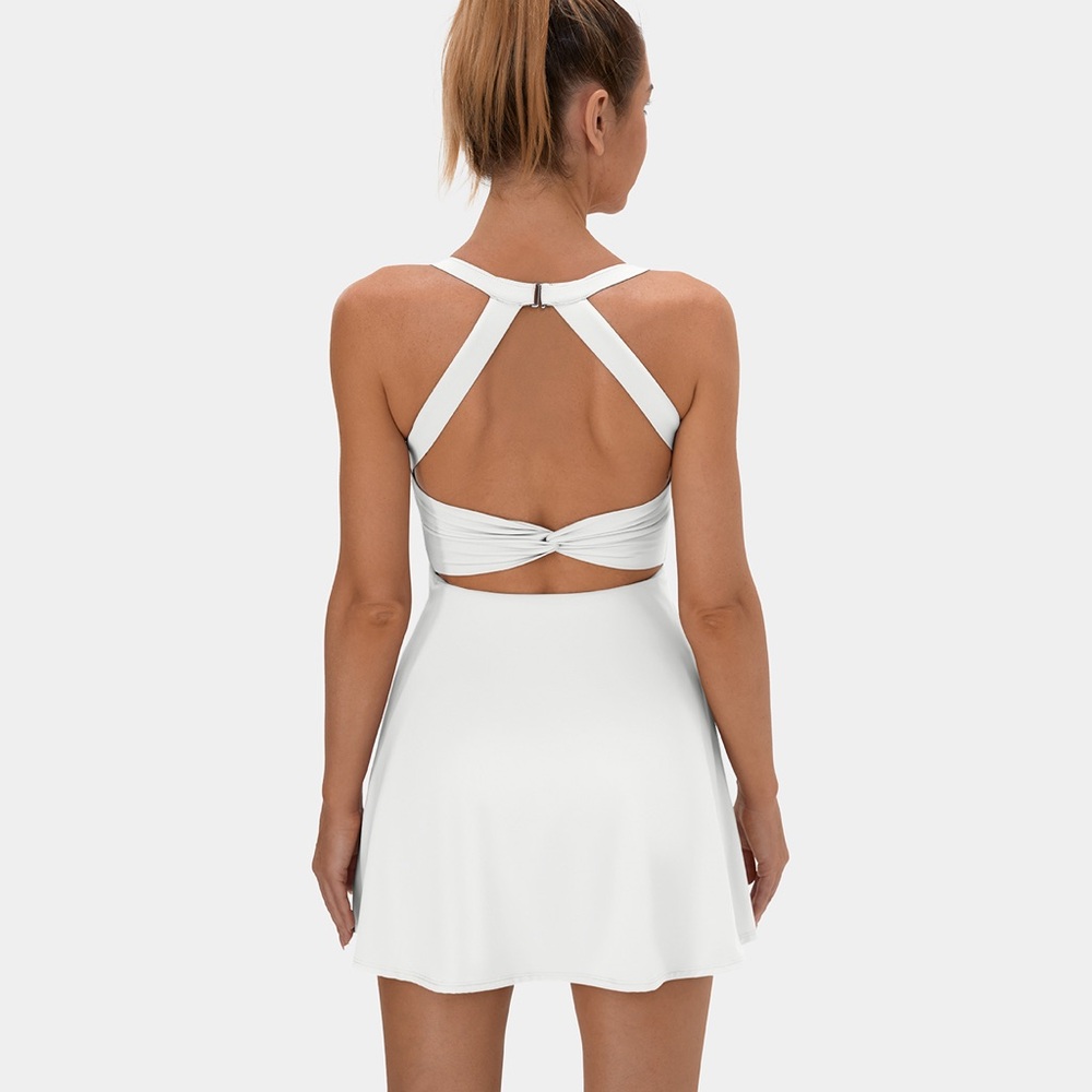NWOT Backless Twisted Active Dress